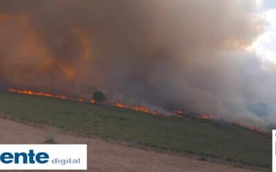 Peligroso incendio provocado en Cantabria