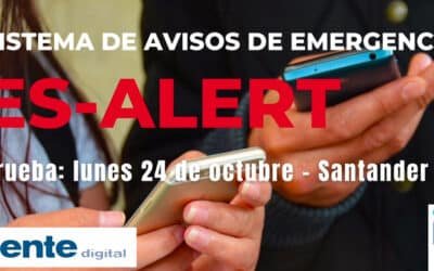 Lunes 24 PRUEBA en Cantabria del sistema de avisos de emergencia a móviles
