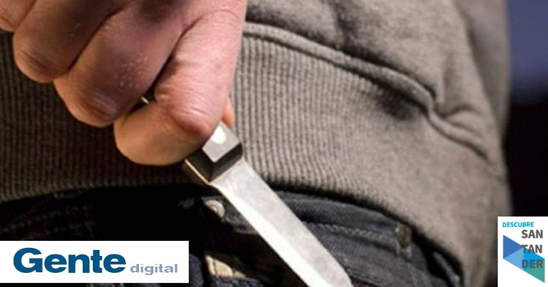 Un hombre agrede a otro con un cuchillo en Santander