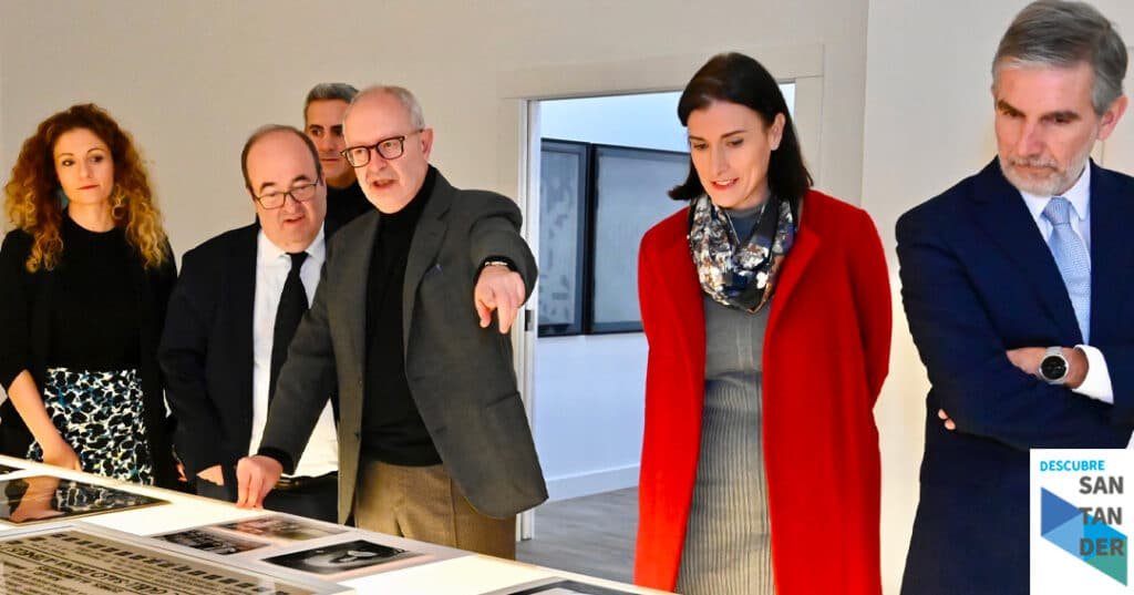 Noticias Santander Igual muestra a Iceta el potencial cultural de Santander con el Museo Reina Sofía-Archivo Lafuente
