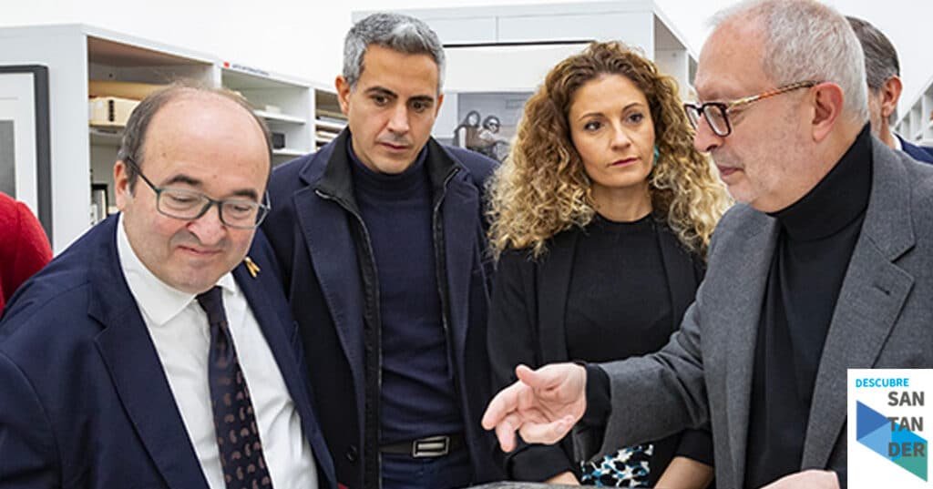 Noticias Santander Zuloaga destaca el esplendor cultural de Cantabria con proyectos como el Archivo Lafuente que Iceta cree que será un centro de referencia en España