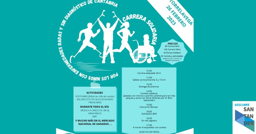 Carrera solidaria Asociación Apapachando en Torrelavega