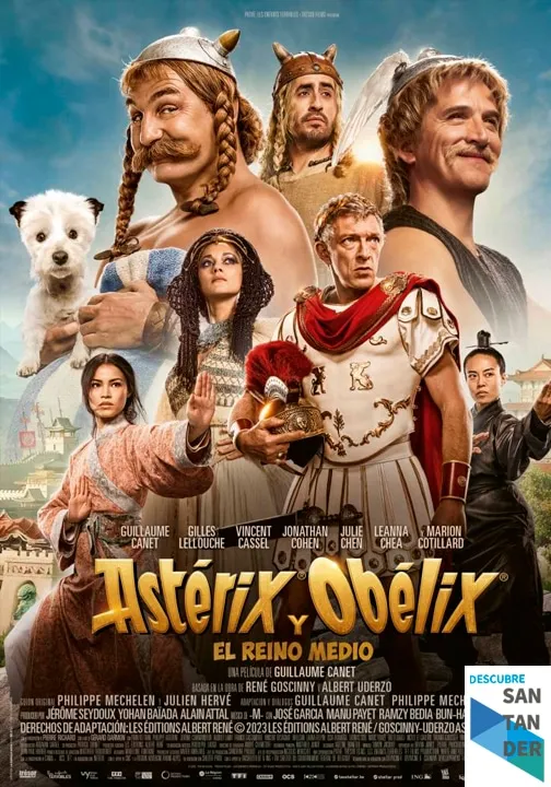 Cartelera Santander Astérix y Obélix: El Reino Medio Cartelera Santander Astérix y Obélix: El Reino Medio