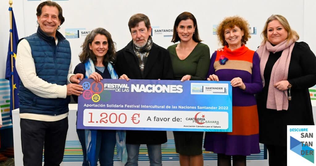 Noticias Santander Cantabria por el Sáhara recibe 1.200 euros de la recaudación del Festival Intercultural