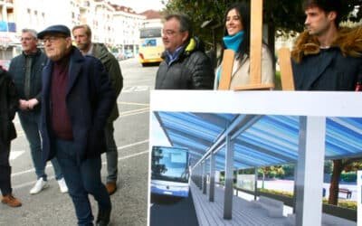 Marcano presenta el proyecto de la terminal de autobuses de Noja que entrará en servicio este verano