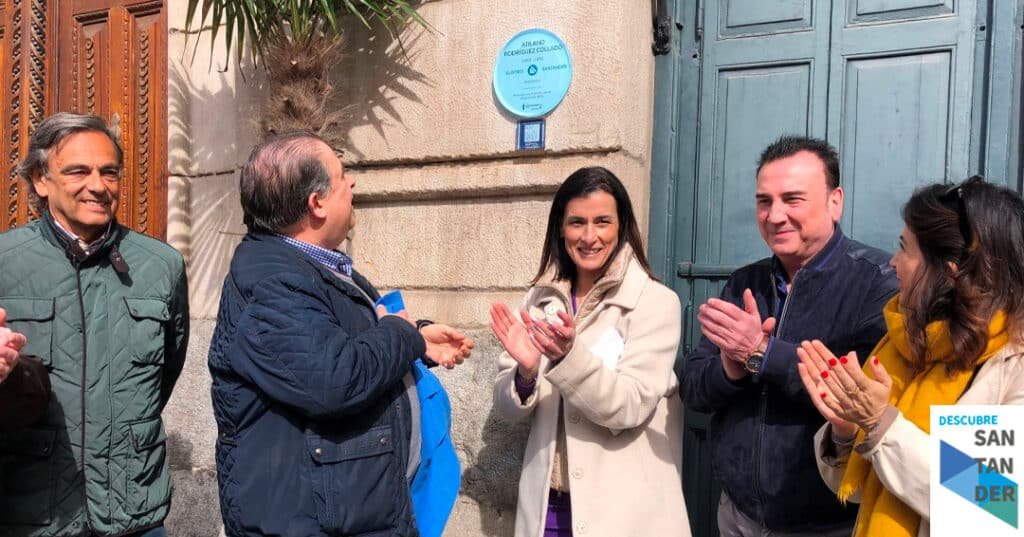 Noticias Santander La Ruta de Ilustres Santander incorpora una placa dedicada al arquitecto Atilano Rodríguez