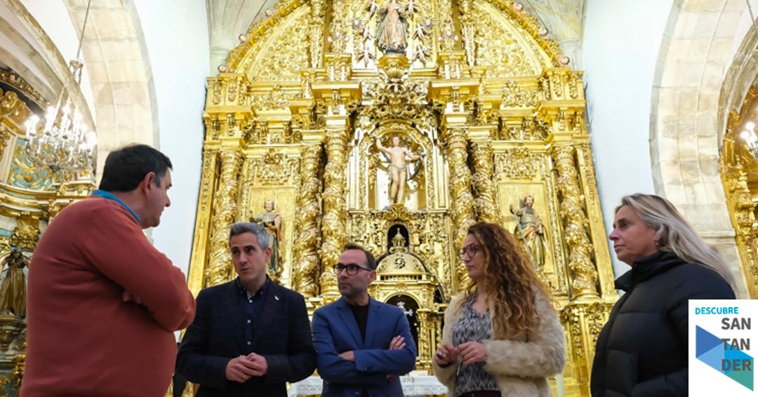 Zuloaga anuncia la licitación la próxima semana de las obras de restauración de la iglesia de San Sebastián en Reinosa
