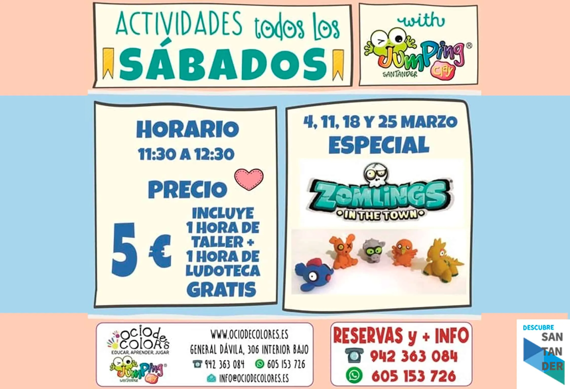 Talleres Zomlings en Santander - Ocio de Colores Talleres Zomlings en Santander - Ocio de Colores