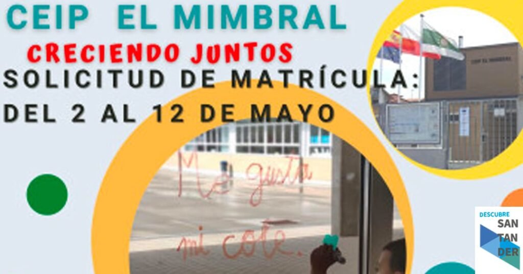 Noticias Santander El CEIP El Mimbral de Renedo de Piélagos abrirá del 2 al 12 de mayo el periodo solicitud de plaza para el curso 2023-2024