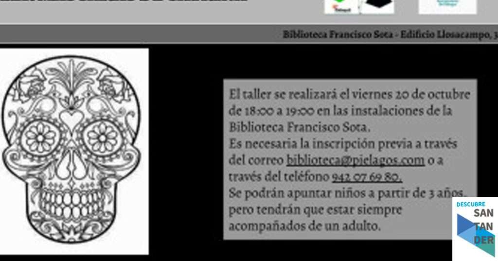 Noticias Pielagos La Biblioteca municipal de Renedo organizará este viernes un taller infantil de Halloween