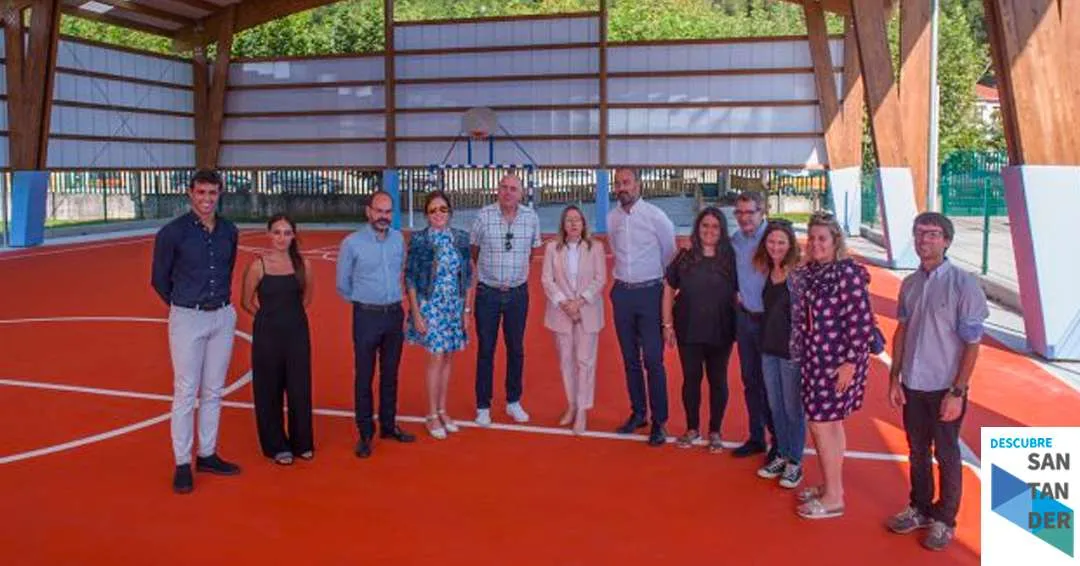 Inaugurada la pista cubierta del Colegio Matilde de la Torre de Ganzo