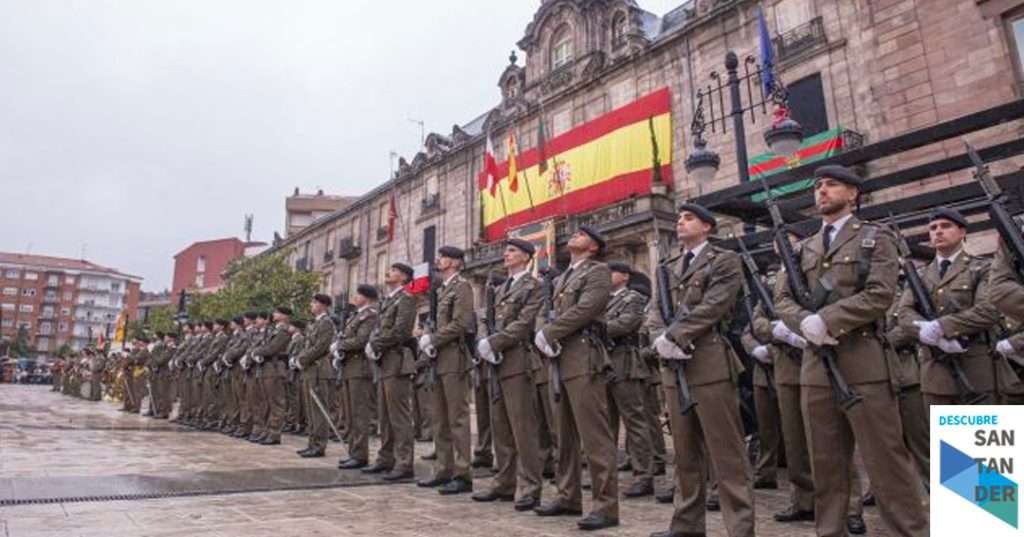 Unos 300 civiles han jurado bandera en Torrelavega