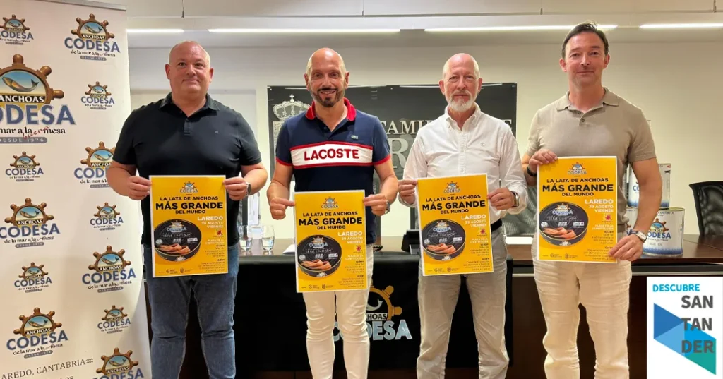 Noticias Laredo Laredo batirá el récord mundial elaborando la lata de anchoas más grande del mundo