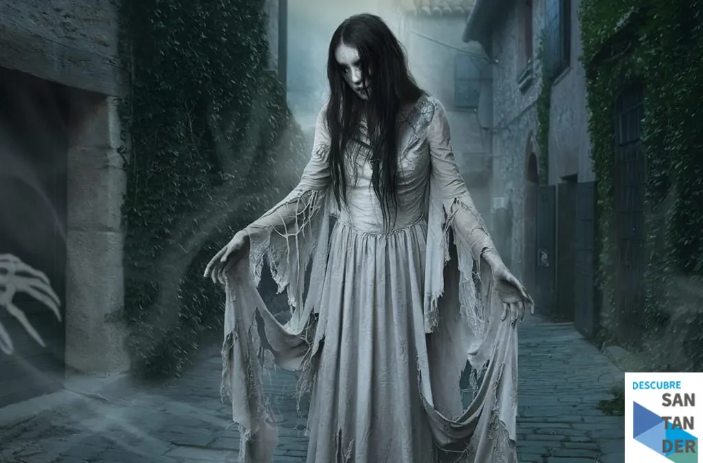 La dama de blanco de Santillana del Mar
