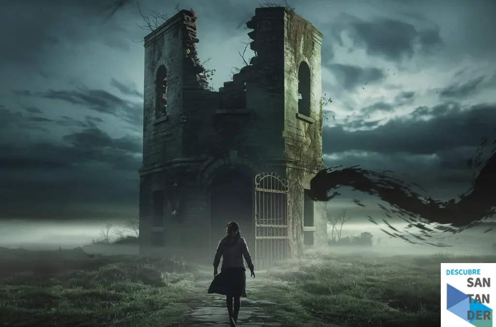 La sombra del torreón de Laredo