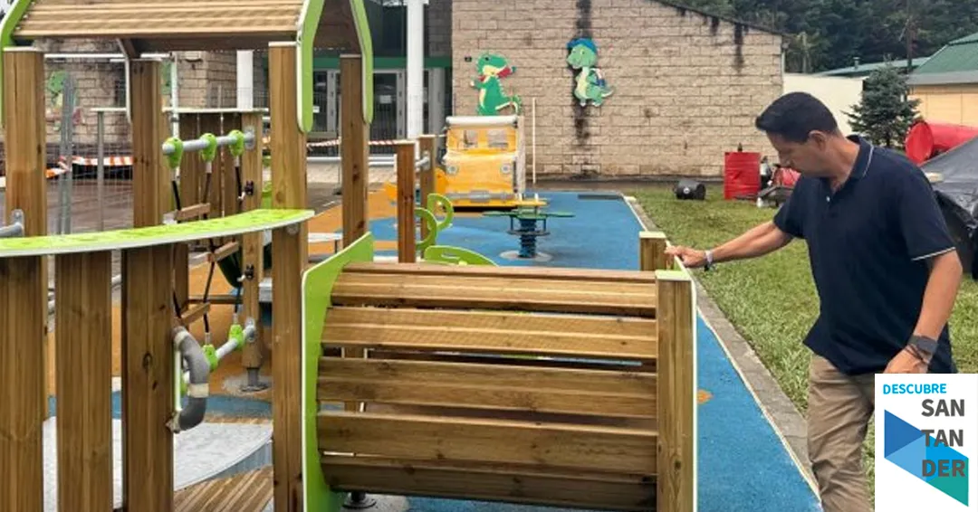 Comienza la renovación del parque infantil del pavulario Fernando de los Ríos en Astillero