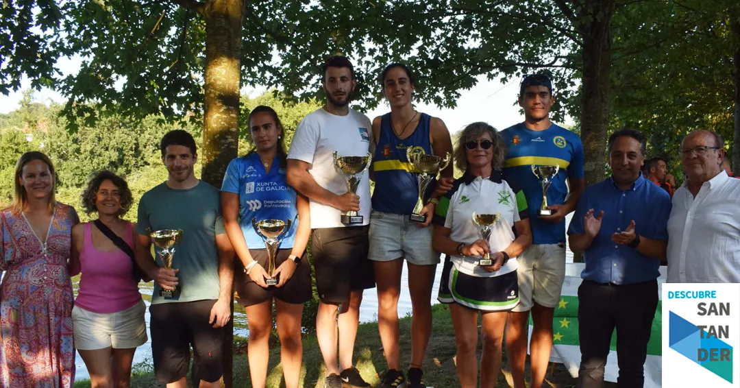 Julio Alonso y Cristina Franco, ganadores de la XIII Regata de Piragüismo Real Valle de Piélagos
