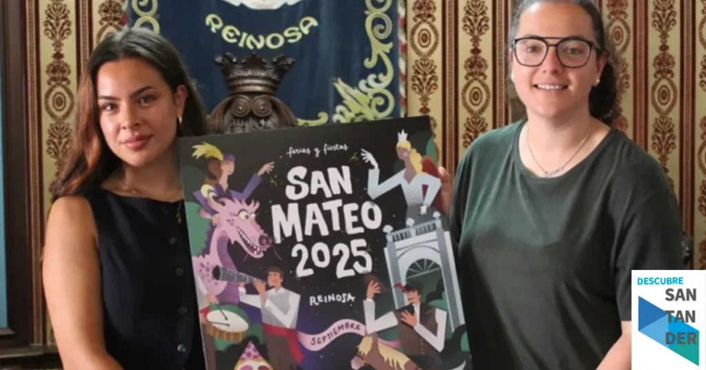 Noticias Reinosa Leire González ganadora del concurso del cartel de San Mateo 2025 Reinosa