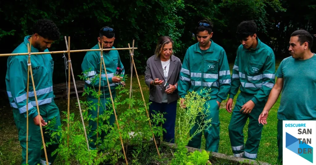 Noticias Santander Santander forma a un grupo de alumnos en capacidades profesionales sobre viveros y jardinería