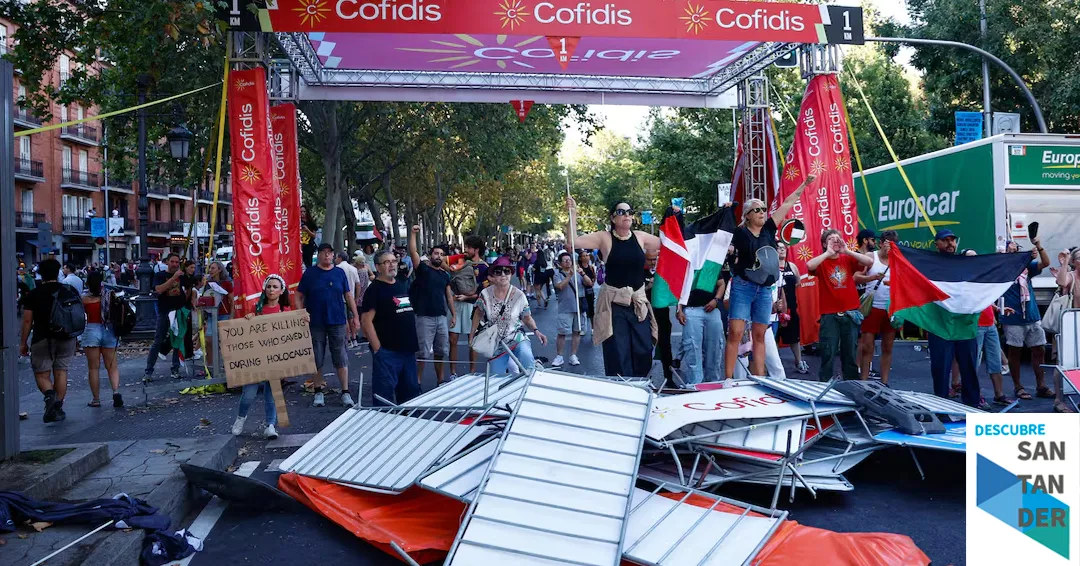 Multa de 3.001 € por una pancarta incómoda durante La Vuelta en Laredo