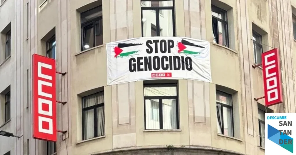 Noticias Cantabria Las trabajadoras y los trabajadores decimos: ¡Basta al genocidio contra el pueblo palestino!
