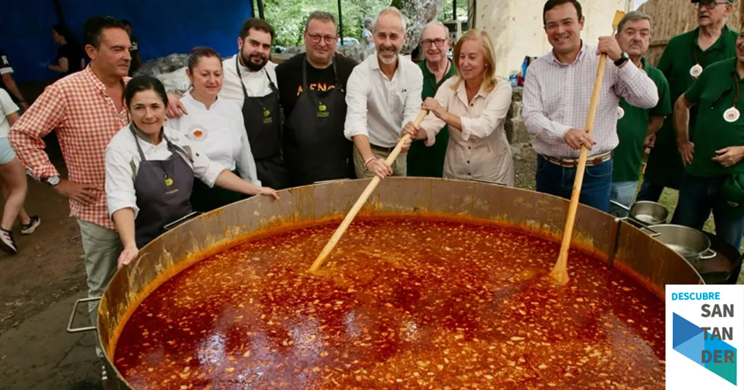 Silva participa en la celebración de la Fiesta del Cocido de Ucieda