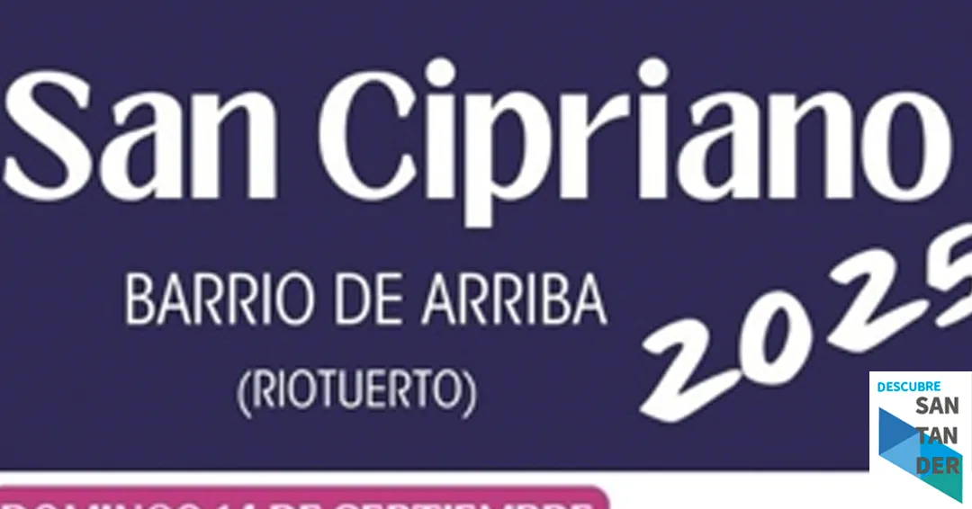 Programa fiestas de San Cipriano en Riotuerto 2025