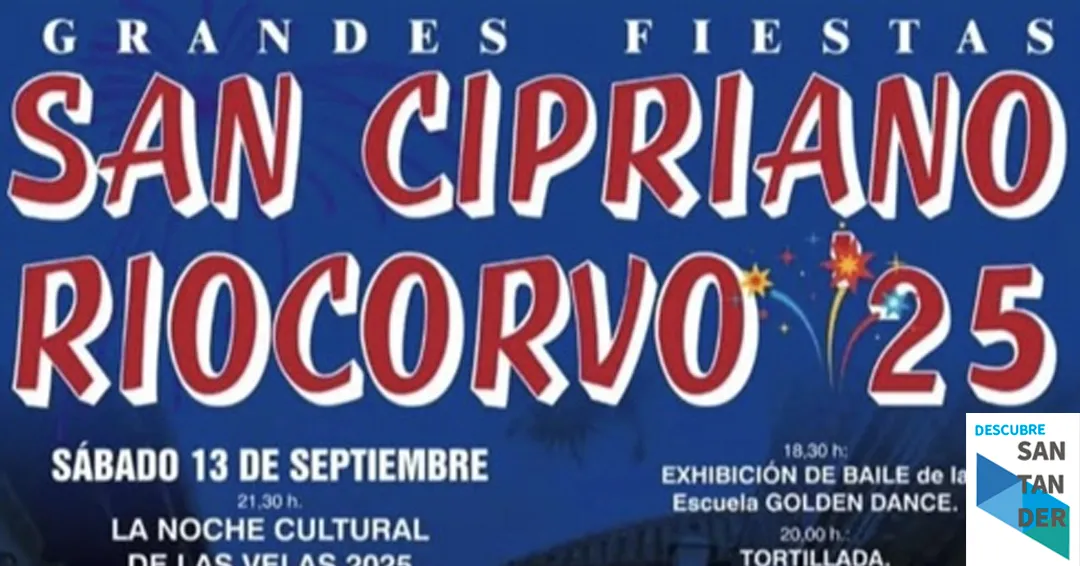 Programa completo fiesta de San Cipriano Riocorvo 2025