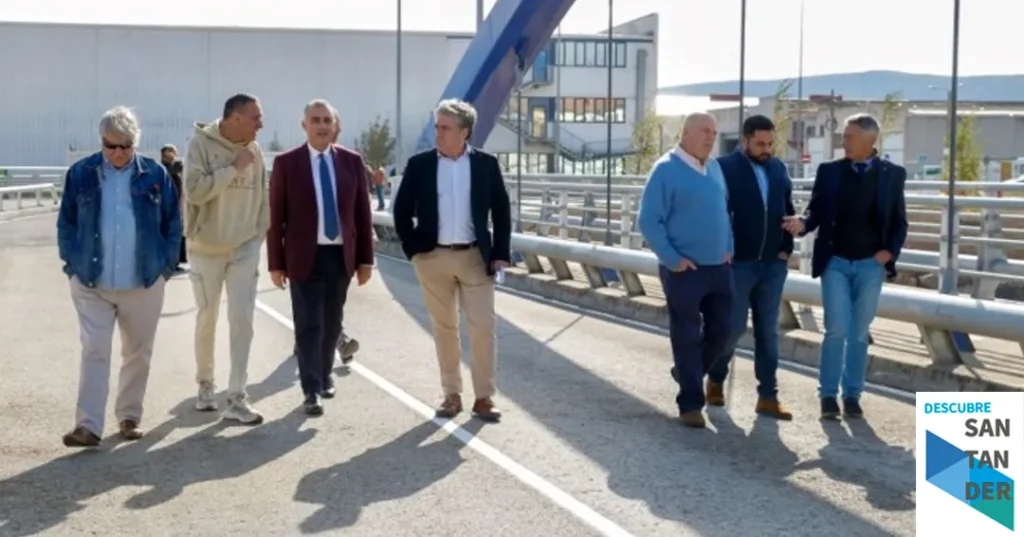 Noticias Reinosa Inauguradas las obras de ampliación del Puente nuevo sobre el río Híjar