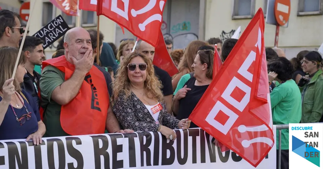 La manifestación docente del 23 será de Numancia al centro cultural Madrazo y parará ante el Gobierno