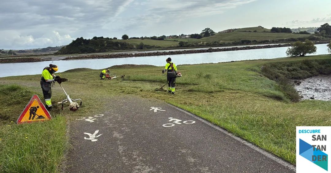 El Taller de Empleo Suances Verde IV avanza a buen ritmo en su proceso de formación y mantenimiento de zonas verdes en el municipio