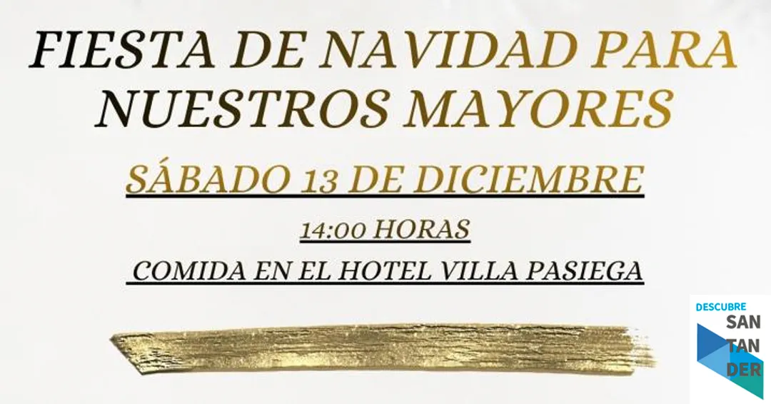 Fiesta de Navidad para nuestros mayores Entrambasaguas