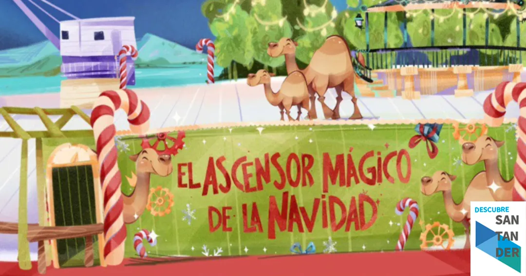 Ascensor Mágico de la Navidad Santander 2025