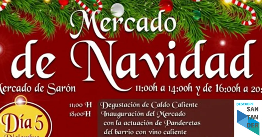 Mercado de Navidad Sarón 2025