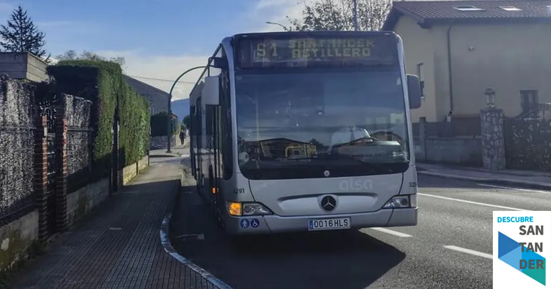 Movellán demanda al Gobierno de Cantabria el refuerzo de la línea de autobús S1 ante la saturación del servicio en horas punta