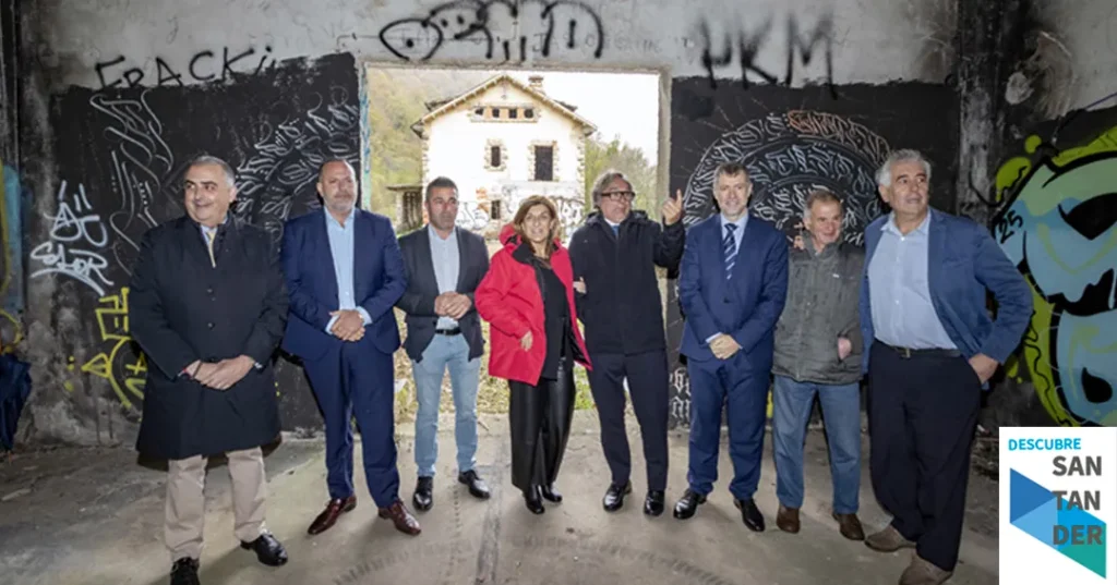 Noticias Cantabria Buruaga destaca que "las máquinas por fin llegan a la Engaña" con el inicio de las obras de la senda verde desde la estación de Yera