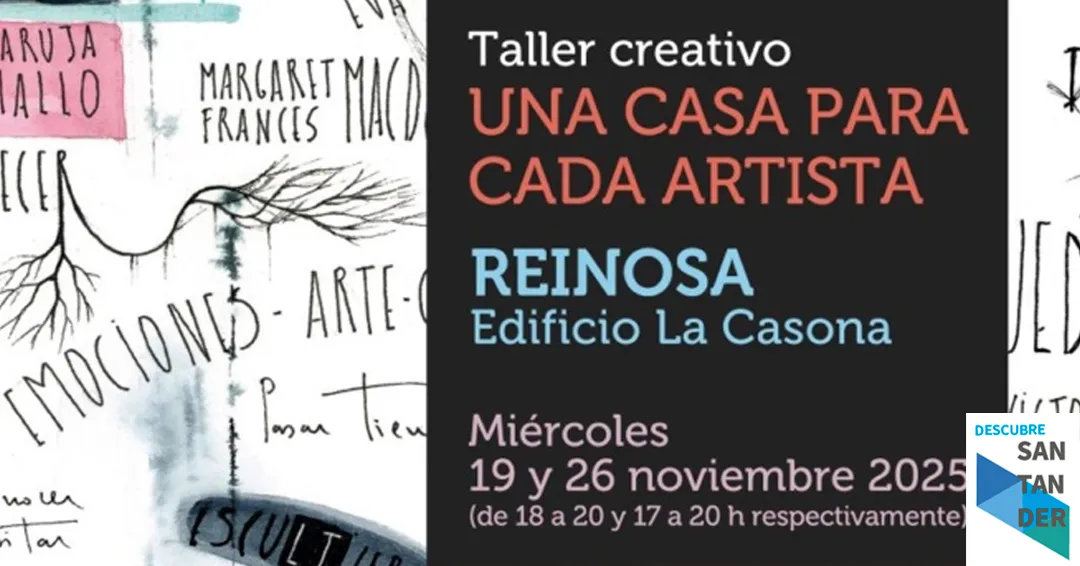 Cultura Expandida traerá a Reinosa el taller creativo sobre arte “Una casa para cada artista”