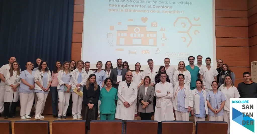 Noticias Santander El Hospital Valdecilla, reconocido por su excelencia en la lucha contra la Hepatitis C