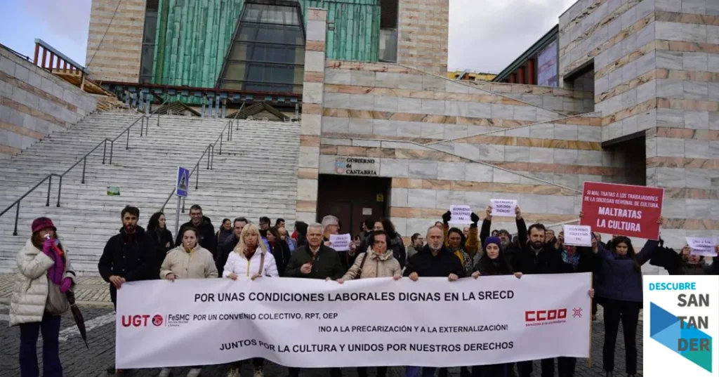 Noticias Santander Los sindicatos de la SRECD continúan con las movilizaciones y sin propuesta de Cultura para negociar un convenio colectivo