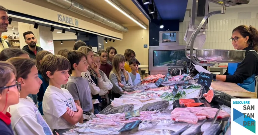 Noticias Santander Nuevas acciones de dinamización y masterclass a escolares en el mercado de Puertochico