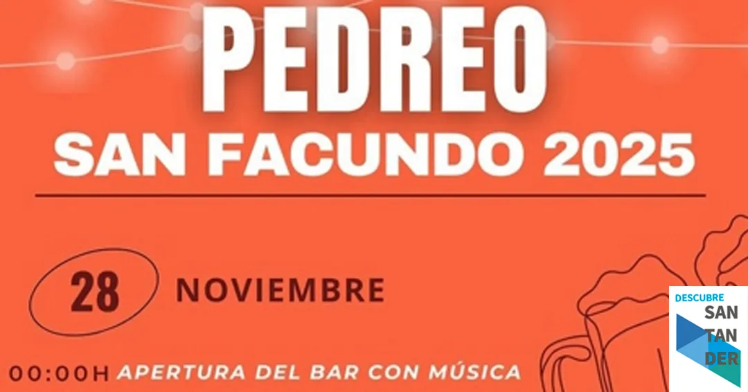 Programa fiestas San Facundo en Pedreo 2025