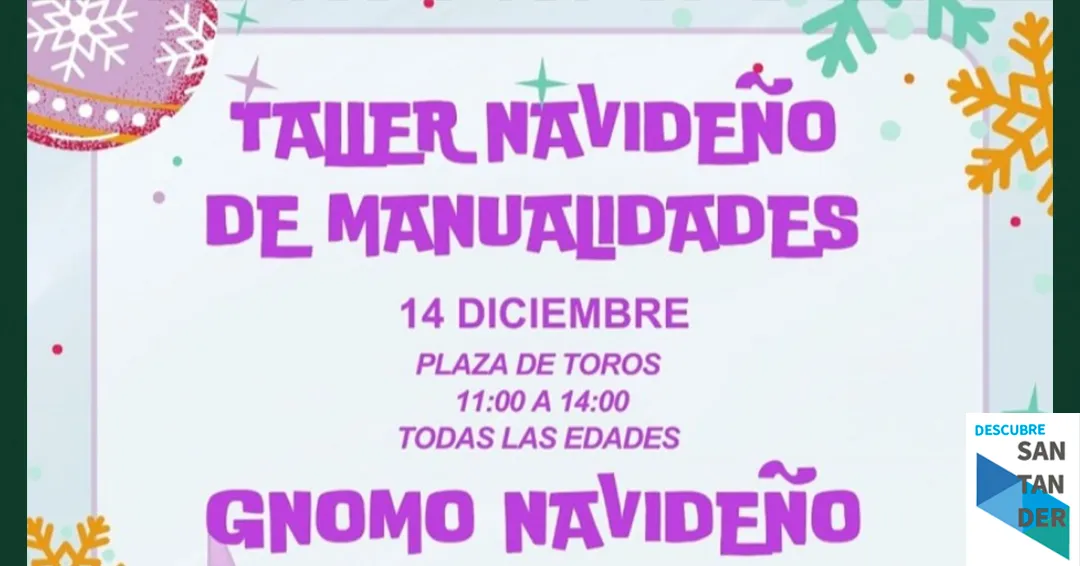 Taller Gnomo Navideño en Castro Urdiales 2025