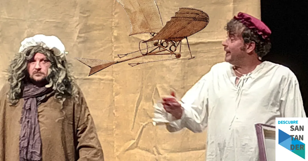 Eventos Santander Representación Leonardo da Vinci quiere volar