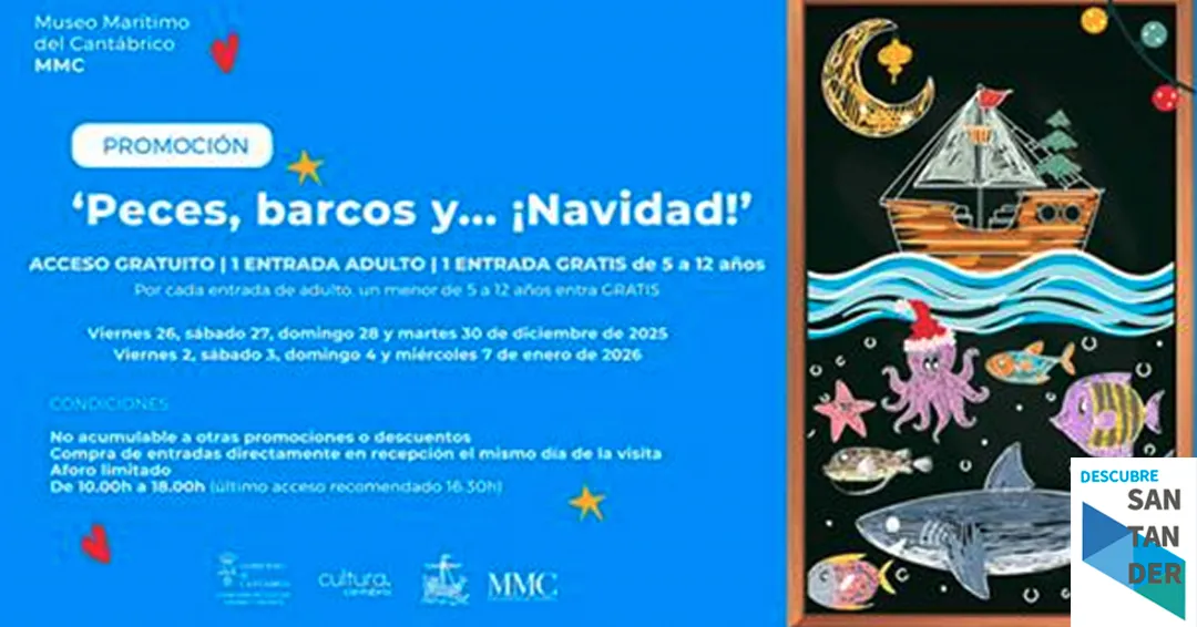 Eventos Santander Peces, barcos y ... Navidad en el Museo Marítimo