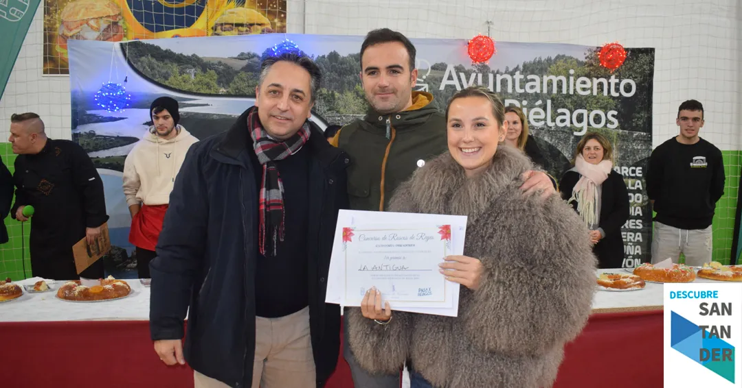 La pastelería La Antigua de Santander, primer premio del II Concurso profesional de roscos de Reyes de Piélagos