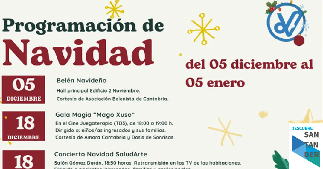 Programa Navidad Hospital Valdecilla 2025
