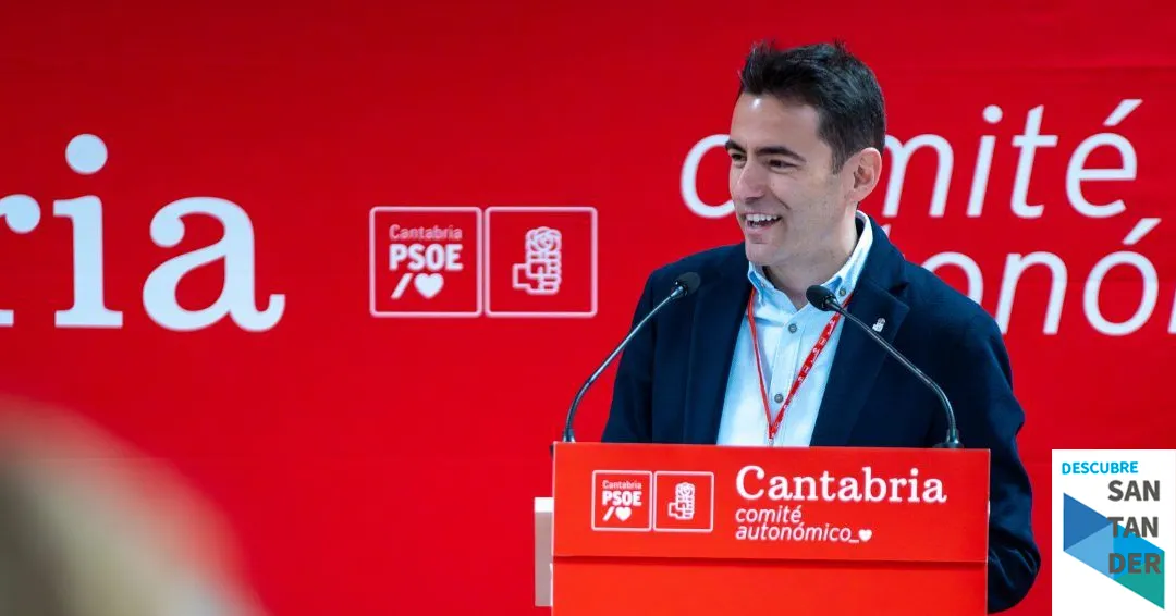 Casares acusa al PP de “bloquear Cantabria por interés partidista” en la financiación autonómica, la inversión en vivienda pública o los fondos europeos y reivindica al PSOE como “única alternativa real de gobierno”