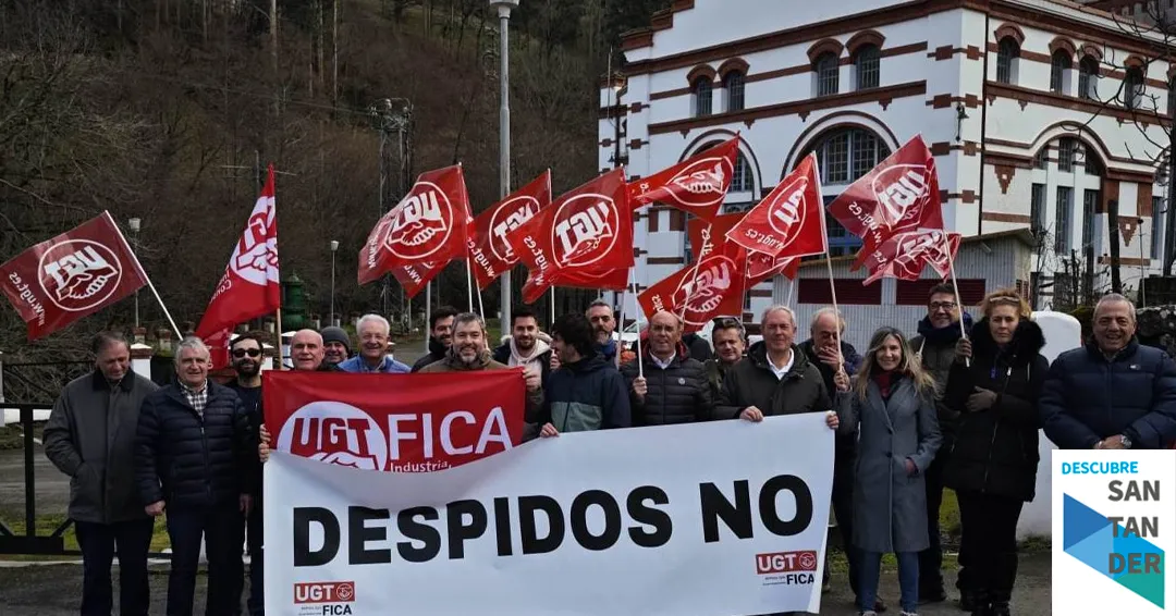 La plantilla de Repsol Electricidad y Gas rechaza en una concentración un nuevo despido en Cantabria