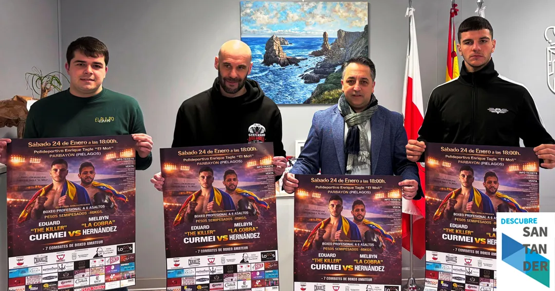 El polideportivo municipal de Parbayón acogerá este sábado la primera velada de boxeo del año en Cantabria