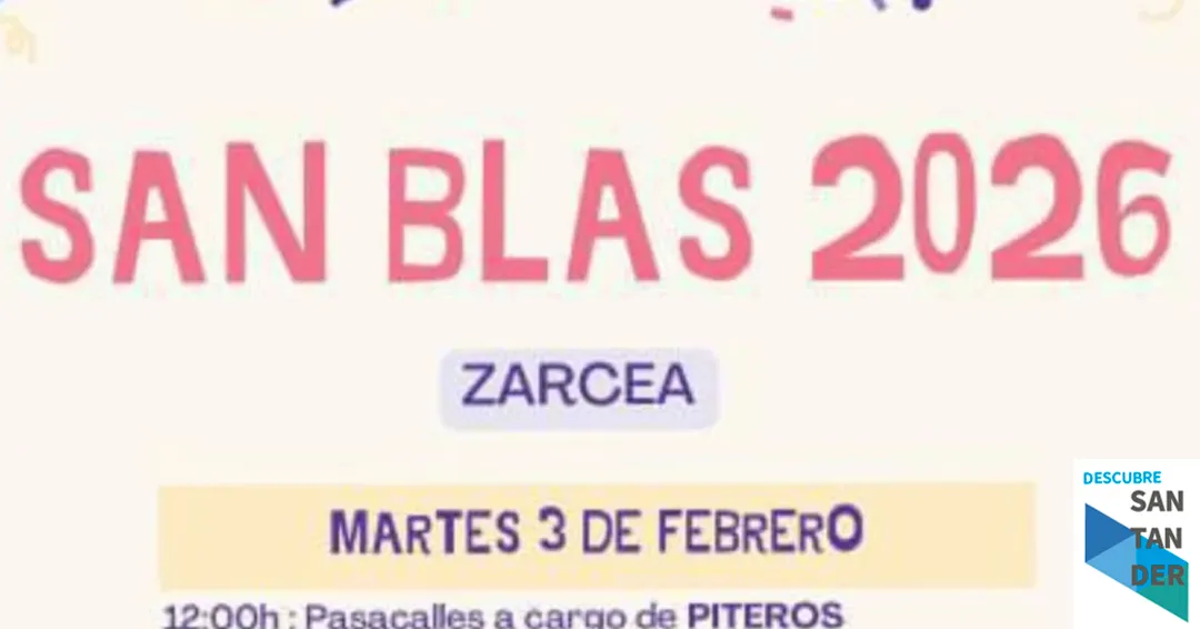 Programa San Blas en Zarcea 2026